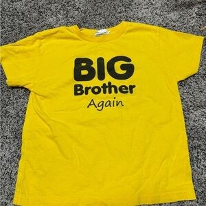 Big Brother Again Yellow Kids T-Shirt